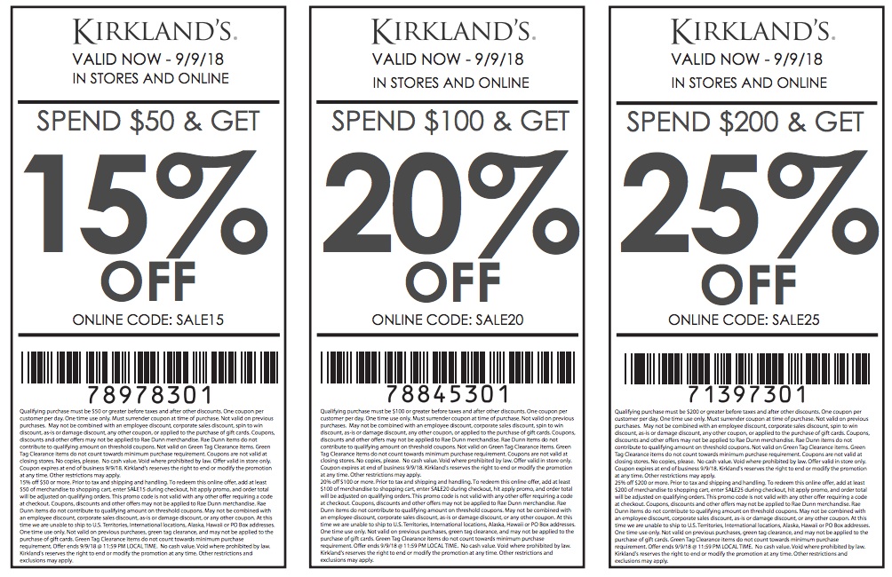 Kirklands Coupons In Store (Printable Coupons) - 2018