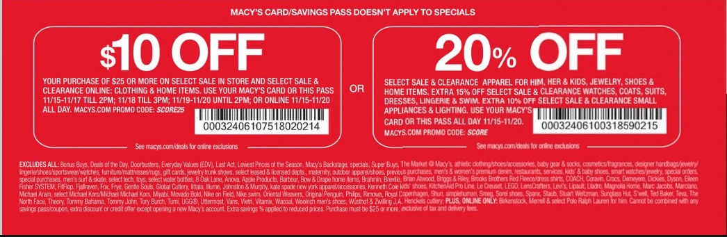 Macy&#39;s Coupons In Store (Printable Coupons) - 2018