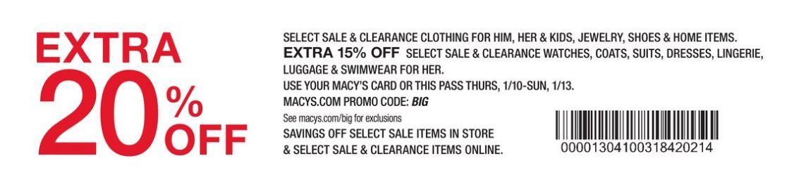 Macy&#39;s Coupons - Printable Coupons In Store (Retail & Grocery)