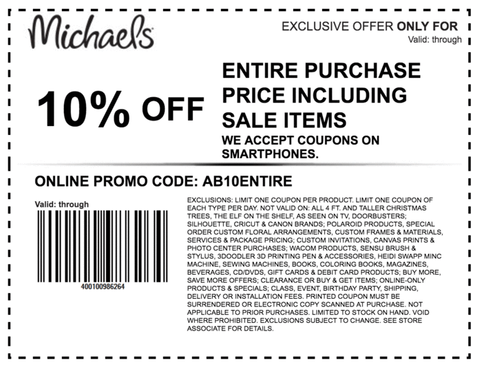 Michaels Coupon Codes, Promo Codes, Online Coupons & Offers - Coupon Mom