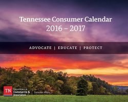 (3) Free 2016 Calendars (Tennessee Consumer Calendar & More)