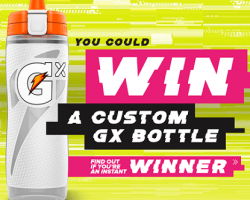 Gatorade Custom GX Bottle Instant win Game (9,500 Winners!)