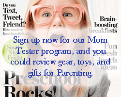 Parenting Magazine Product Testing Panel