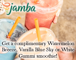 Free Small Smoothie At Jamba On June 21st