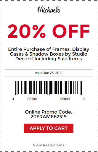 25% off until 8/11  Michaels coupon, Coupons, Free printable coupons