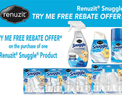 Free Renuzit Snuggle Product after Rebate