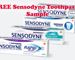 Free Sensodyne Toothpaste Sample