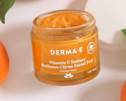Free Derma E Vitamin C Instant Radiance Citrus Facial Peel Sample