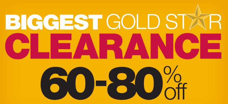 Gold Star Clearance