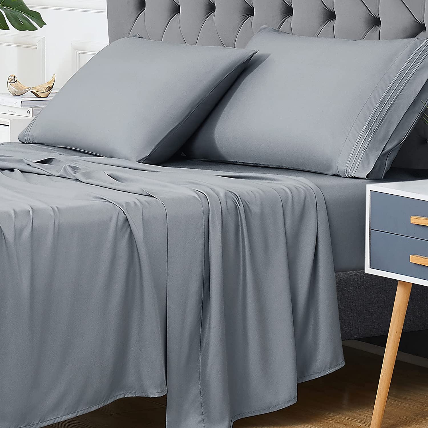 CAROMIO Bamboo Sheets Set