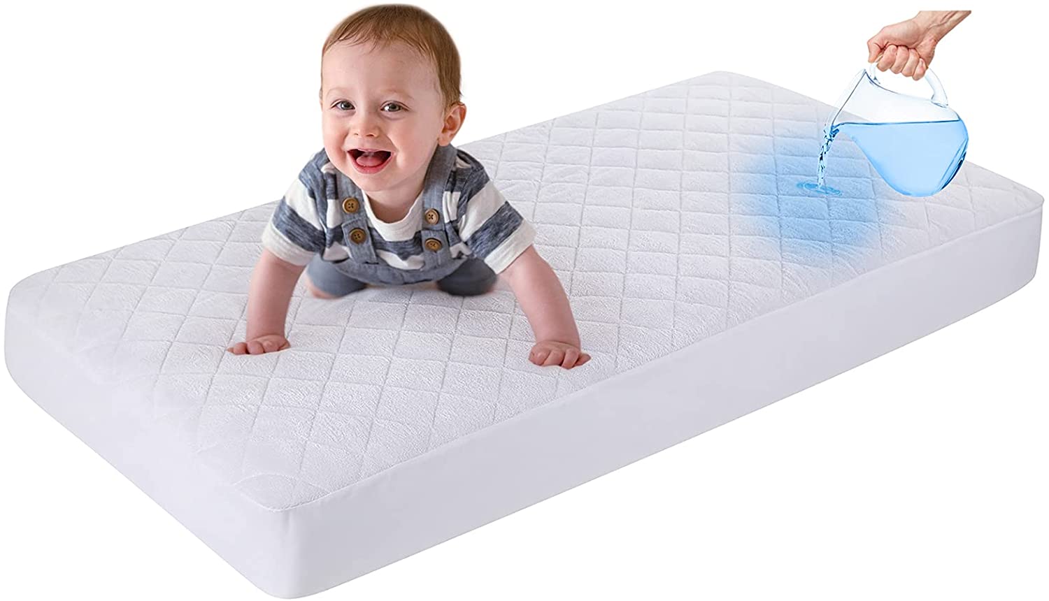 CAROMIO Crib Mattress Protector