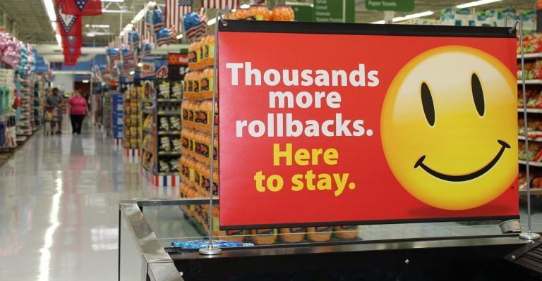 Walmart Rollback.