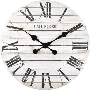 FirsTime farmhouse wall clock
