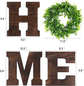 LOSOUR Wooden Home Sign