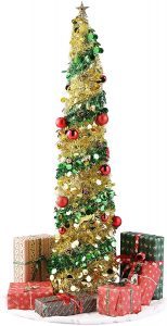 Telfun Christmas Tinsel Tree