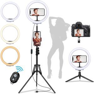 kwiksdone Led Ring Light with Stand