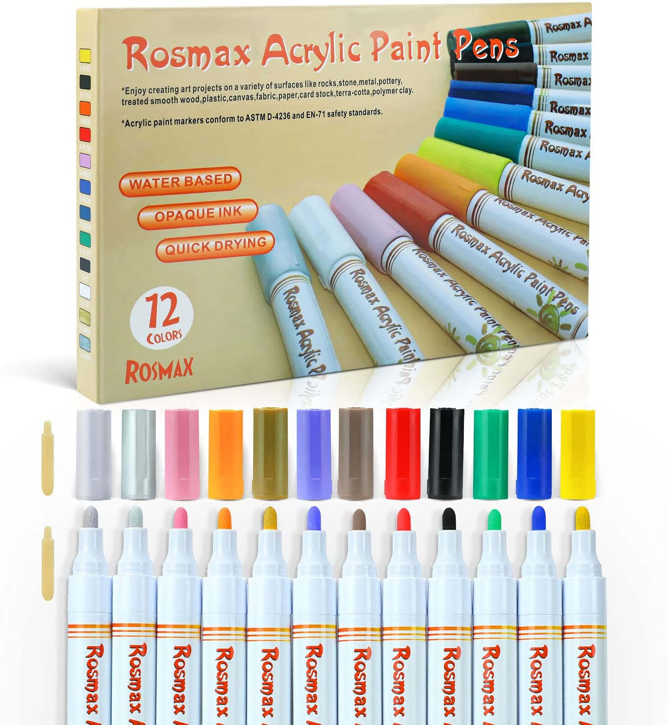 Rosmax Acrylic Paint Pens