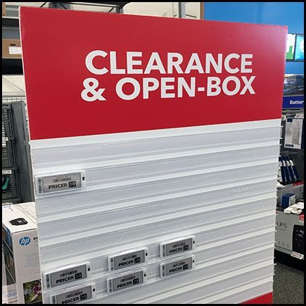 clearance and open box