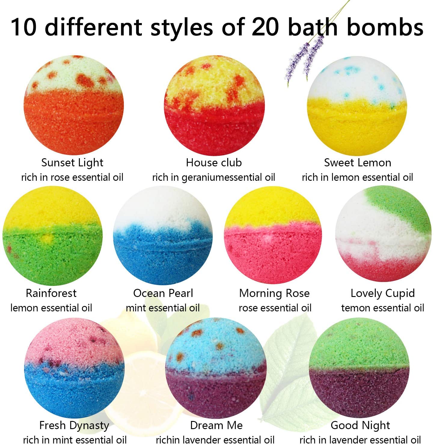  Bath Bombs
