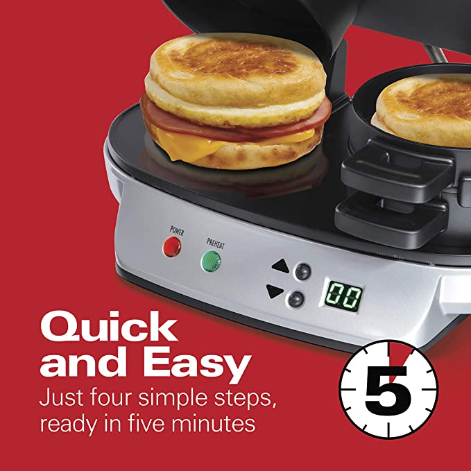 Dual Breakfast Sandwich Maker