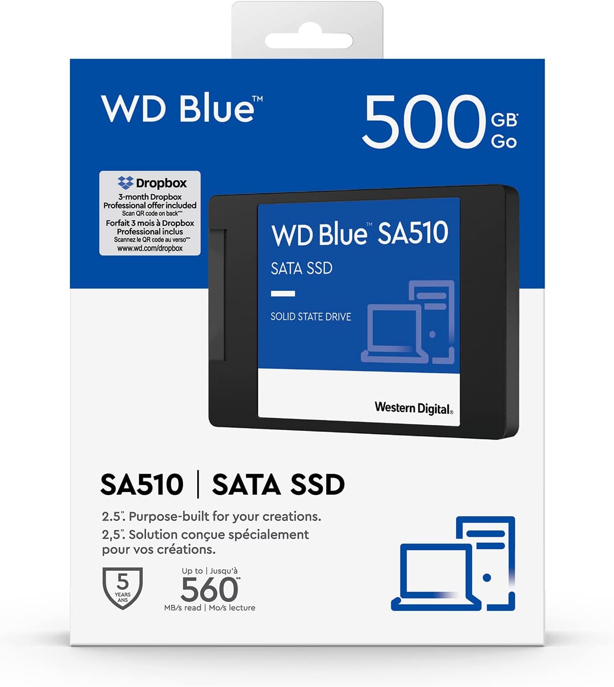 500GB WD Blue SA510 SATA SDD