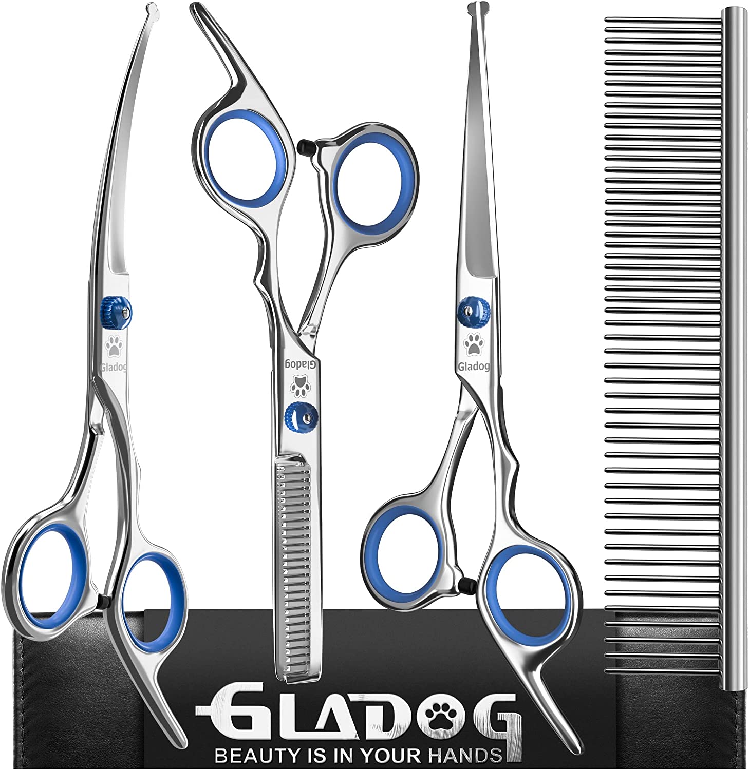 GLADOG Professional Grooming Scissors 