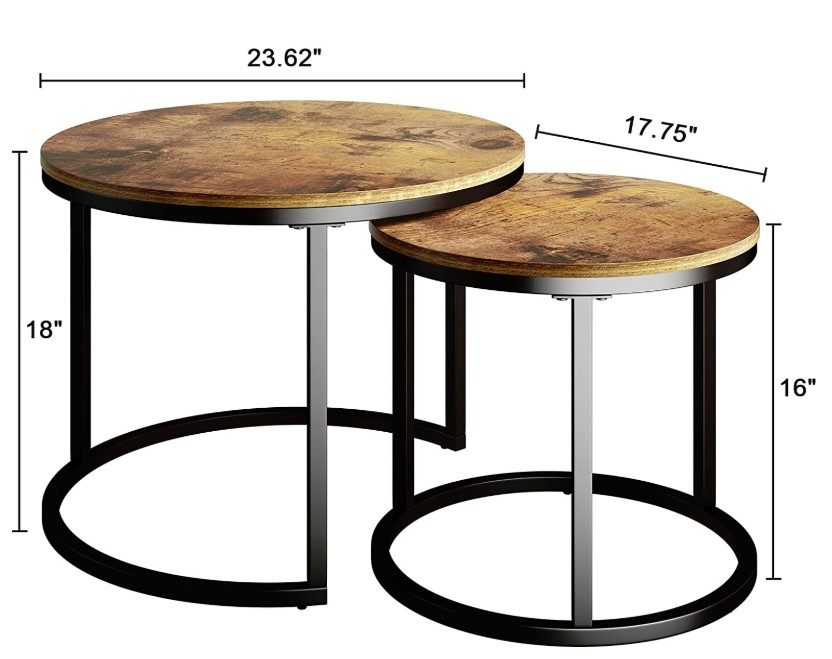 Industrial Nesting Coffee Table