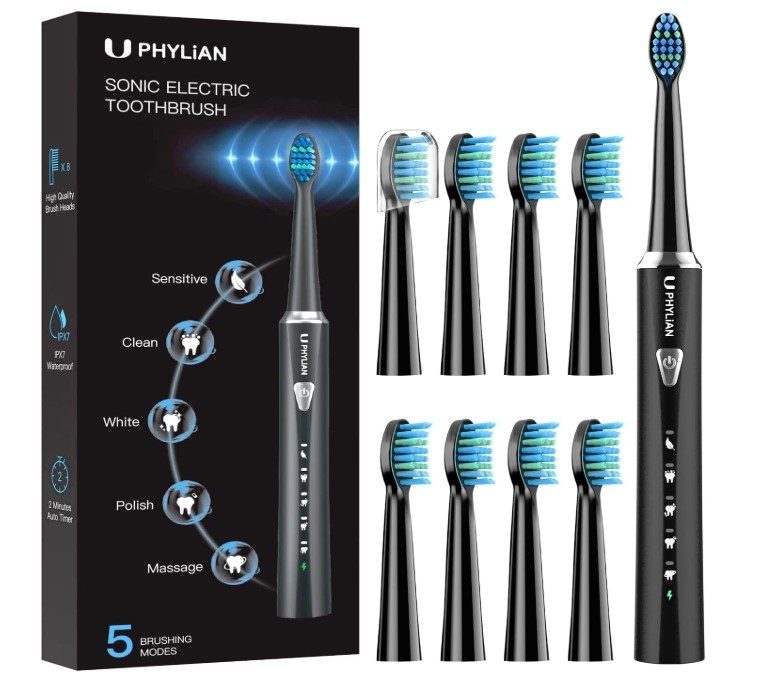 PHYLIAN Sonic Electric Toothbrush 