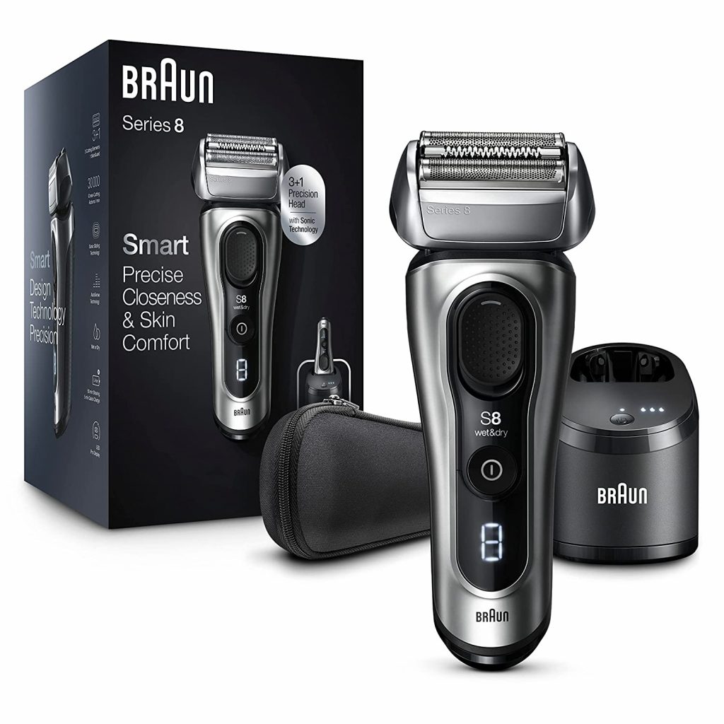 Braun Electric Razor for Men Series 8 8467cc Electric Foil Shaver 20