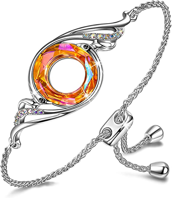 Kate Lynn Rise From the Ashes Phoenix Bracelet Astral Orange 60% Off Now At $27.99