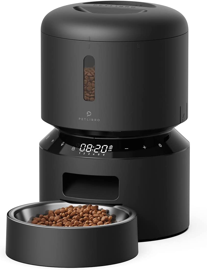 PETLIBRO Automatic Cat Feeders 3L Black 40% Off Now At $54.18