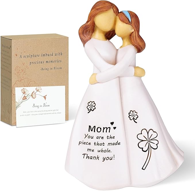 5.2” Mother and Daughter Resin Figurine 