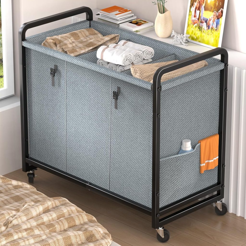 60 Gal (230L) Laundry Sorter 3 Section