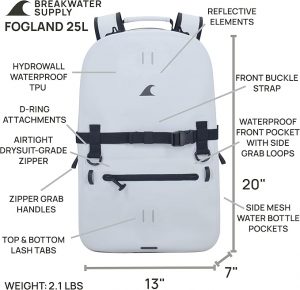 Breakwater Supply™ 100% Waterproof Submersible Backpack