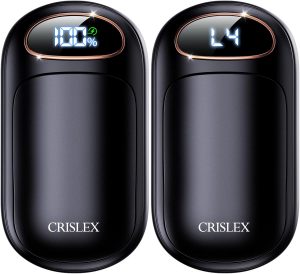 CRISLEX Electric Hand Warmers Rechargeable 2 Pack