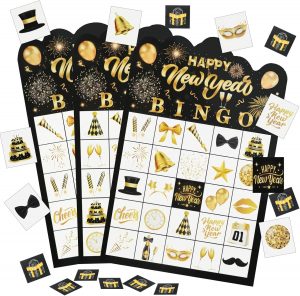 Chris.W 2026 New Year Bingo Game for Adults