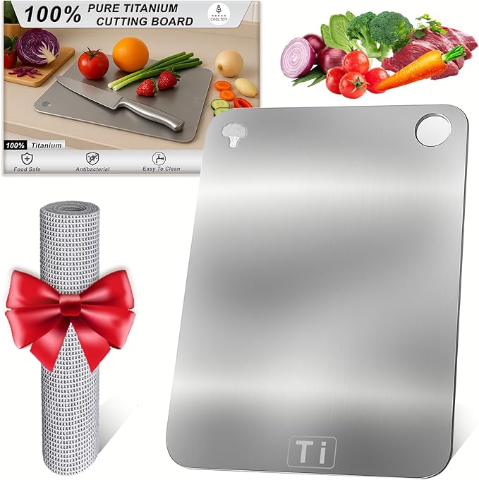 100% Pure Titanium Cutting Board