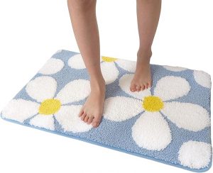 Cute Flower Bath Mat Bathroom Rugs