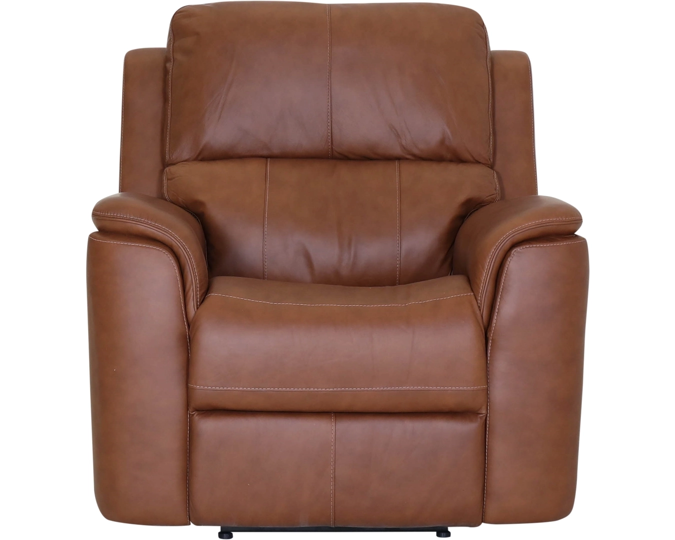 Flexsteel Henry Caramel Leather Power Recliner Chair