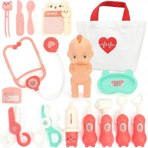Kids Doctor Kit Toy for Toddlers 3-5