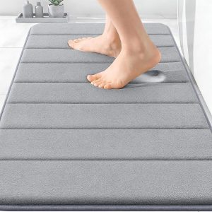 OLANLY Memory Foam Bath Mat 30x20