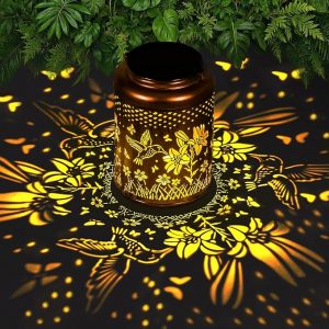Solar Lanterns Outdoor Waterproof Hummingbird
