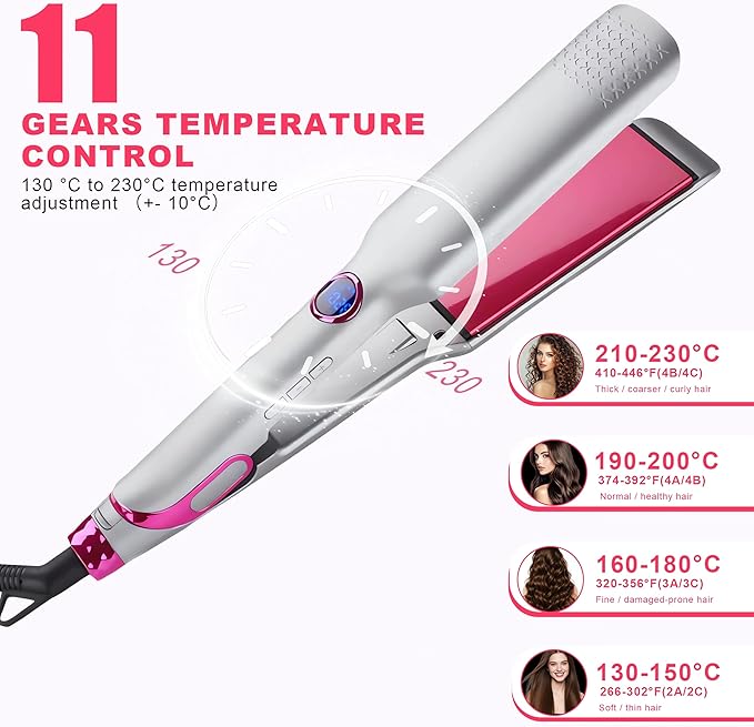 Titanium Flat Iron Hair Straightener