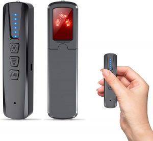 ZHENHAN Hidden Camera Detectors,Anti Spy Detector,Bug Detectors,GPS Tracker Detector,Portable Bug Detector,Hotels,Travel,Home,Office(Black)