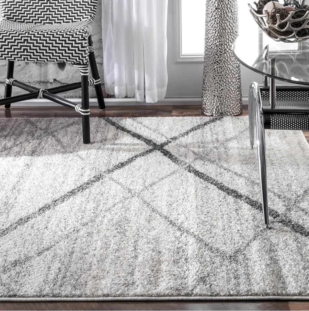 nuLOOM Contemporary Broken Lattice Area Rug