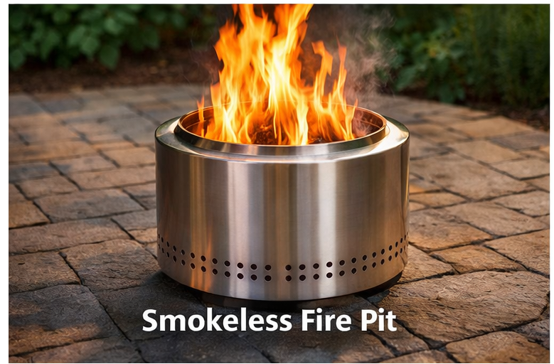smokeless fire pit