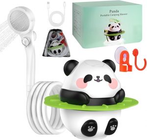 Portable Camping Shower, 10500mAh Camp Shower with 3 Spray Modes, IPX7 Waterproof Outdoor Shower, Perfect for Hiking, Beach, Pets & Car Wash