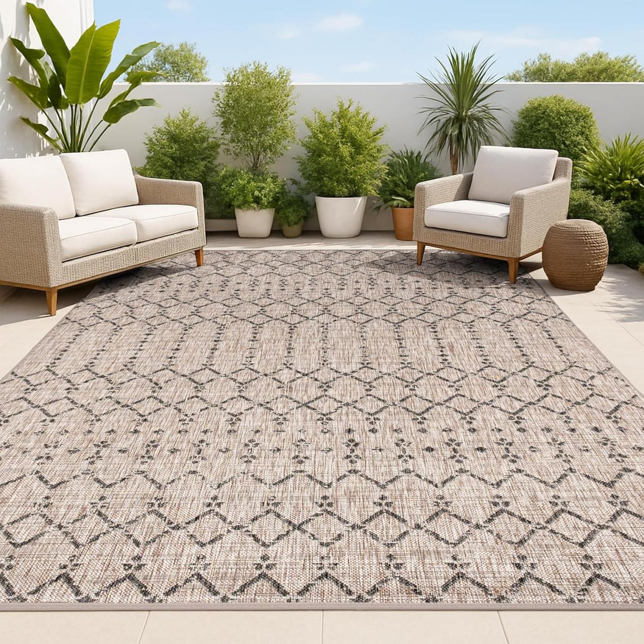 JONATHAN Y Ourika Moroccan Indoor Outdoor Rug