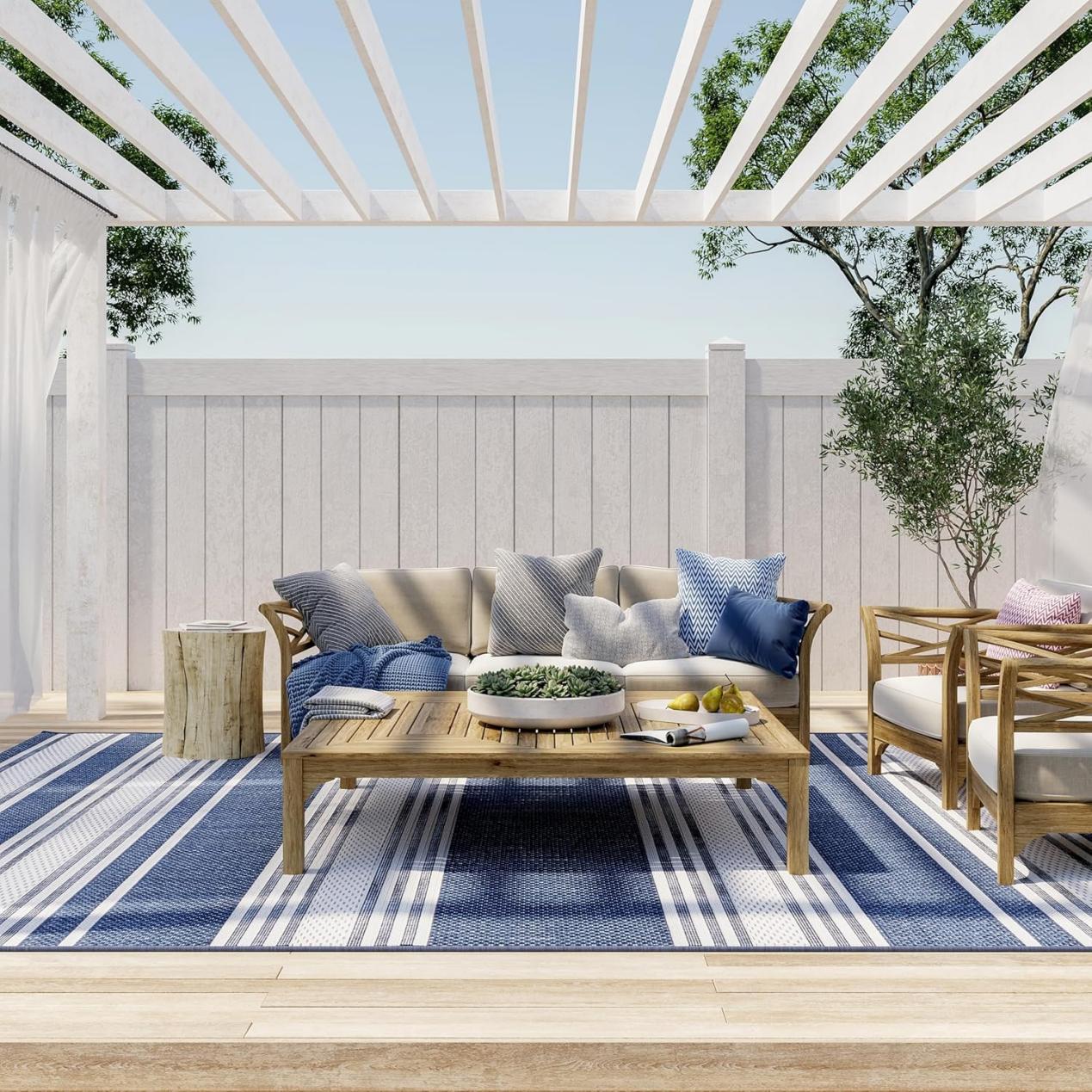 Rugs USA Lauren Liess Striped Outdoor Rug