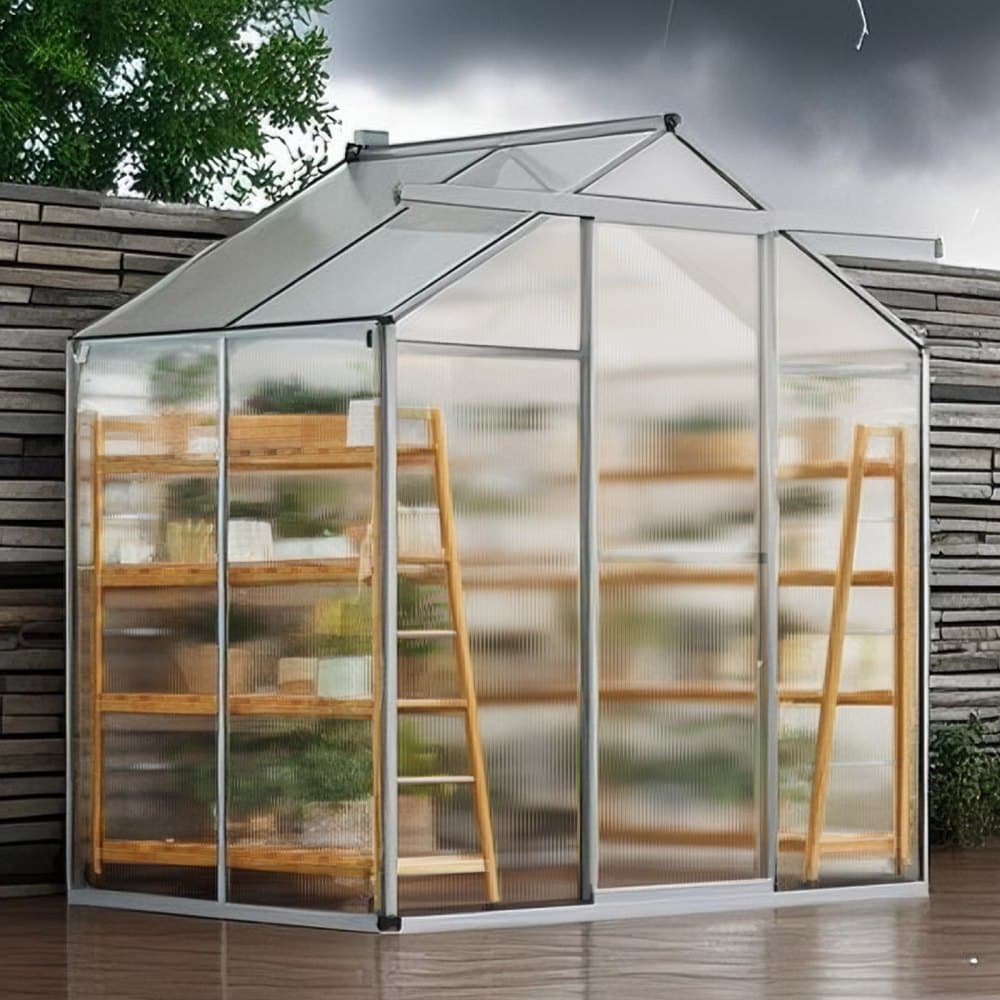 VEVOR 6x4 Polycarbonate Greenhouse